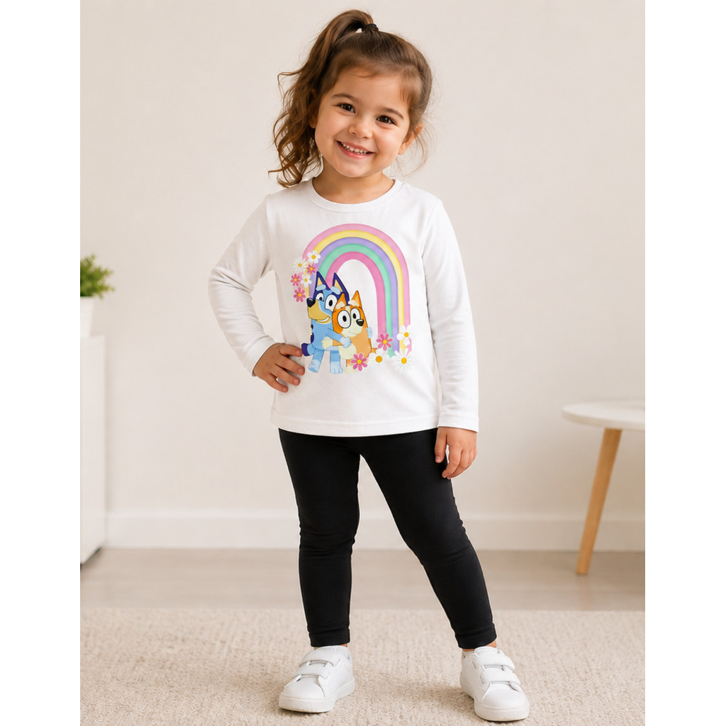 Conjunto Infantil Menina Bluey Blusa Manga Longa E Legging Conjunto Bluey Bingo Menina Roupa Infantil Meia Estação Conjunto Infantil Menina Bluey Blusa Manga Longa E Legging Conjunto Bluey Bingo Menina Roupa Infantil Meia Estação - Oferta na Shopee