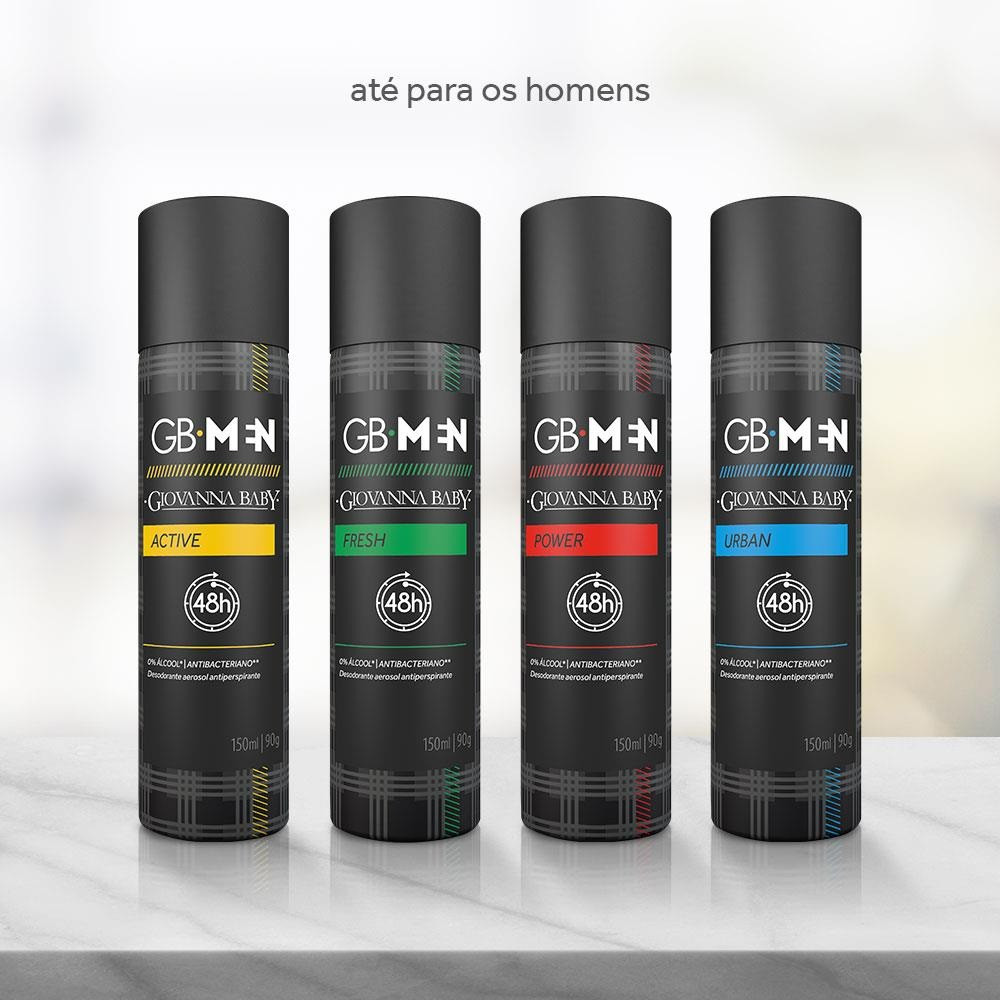 Desodorante Aerosol GB Men 150ml Giovanna Baby Desodorante Aerosol GB Men 150ml Giovanna Baby - Oferta na Shopee