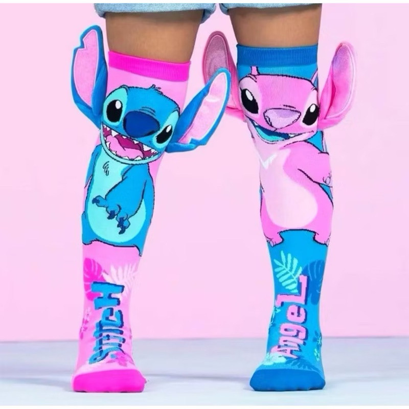 Meia Stich Angel 3D Infantil e Adulto Meia Stich Angel 3D Infantil e Adulto