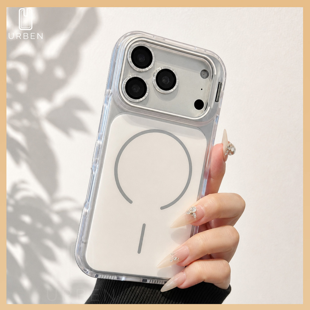 Capa Rígida Acrílico Fosco Anti-Impressão com Suporte de Lente + Película TPU Antiderrapante para iPhone 17 Pro Max Air Capa Rígida Acrílico Fosco Anti-Impressão com Suporte de Lente + Película TPU Antiderrapante para iPhone 17 Pro Max Air - Oferta na Shopee