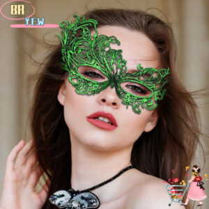 YEE Máscara Facial De Renda Para Festa/Carnaval/Baile/Dança / - Oferta na Shopee