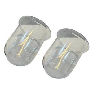 POTE DE VIDRO PARA PORTA VITAMINA KIT 2 UNID - Oferta na Shopee