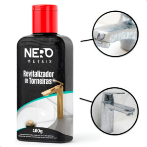 Restaurador De Metais e Torneiras Polidor Revitaliza e Da Brilho - Oferta na Shopee