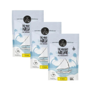 Kit 3 Sal Marinho Integral De Mossoró De 500g Cada Br Spices - Oferta na Shopee