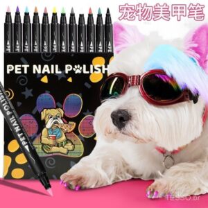 Cão Esmalte Canetas