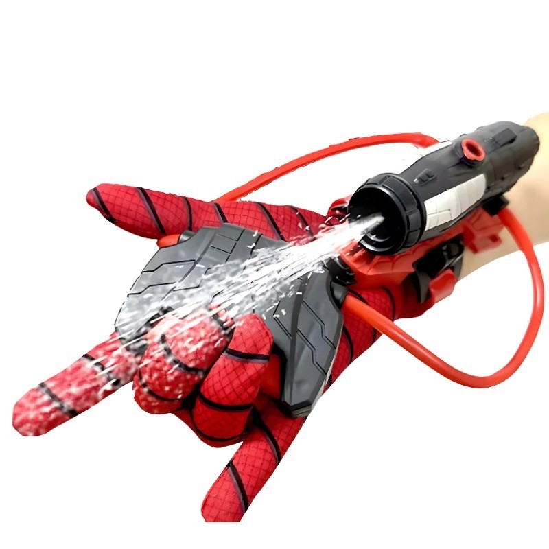 Luva Lança Água Jato Infantil Homem-Aranha Vermelha Brinquedo Divertido para Praia Piscina Kids Plus Luva Lança Água Jato Infantil Homem-Aranha Vermelha Brinquedo Divertido para Praia Piscina Kids Plus - Oferta na Shopee