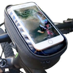 Bolsa de Guidão Impermeável para Celular e GPS – Ideal para Bicicletas e MTB