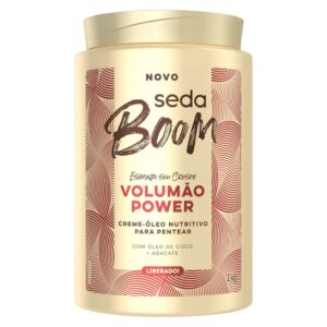 Seda Boom Creme-Óleo Nutritivo Para Pentear  Volumão Power 1Kg - Oferta na Shopee