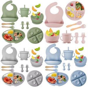kit 6/8 peças de Silicone para alimentação de bebês - Oferta na Shopee