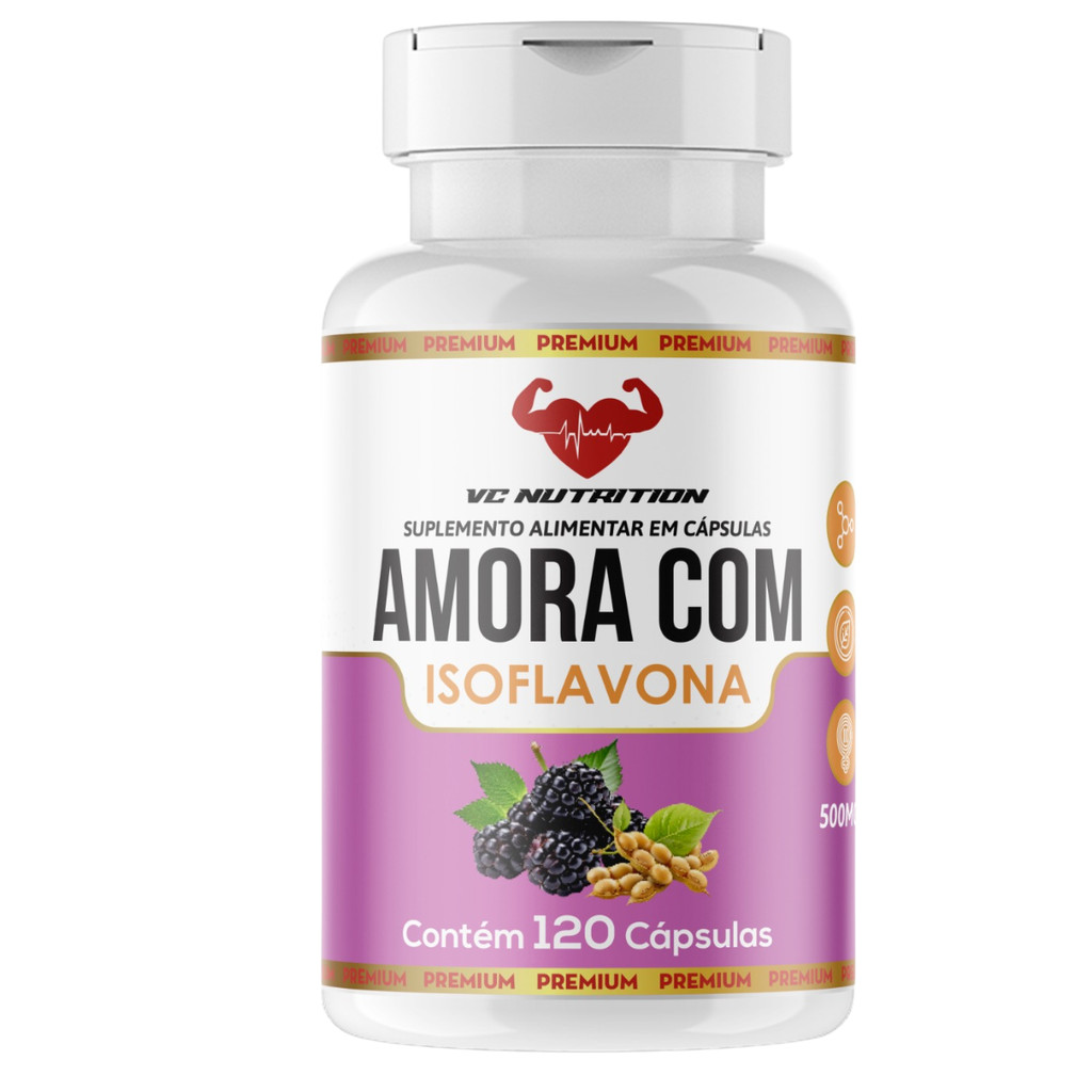 Amora – Miura com Isoflavona 100% pura 120 cápsulas Amora – Miura com Isoflavona 100% pura 120 cápsulas