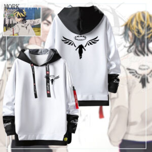 Moletom Casual com Capa Anjos Tokyo Revengres Capuz Manjiro Sano Hanemiya Kazutora Fantasia Cosplay Valhalla Tóquio Ma - Oferta na Shopee