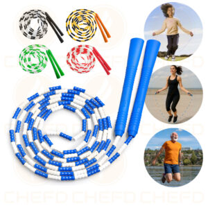 Corda de Pular Multifuncional – Segmentada com Miçangas para Uso em Esportes e Recreação - Oferta na Shopee