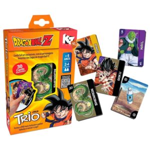 Jogo Do Dragon Ball Z Trio Brinquedo Com 30 Cartas Presente Para Crianças - Oferta na Shopee