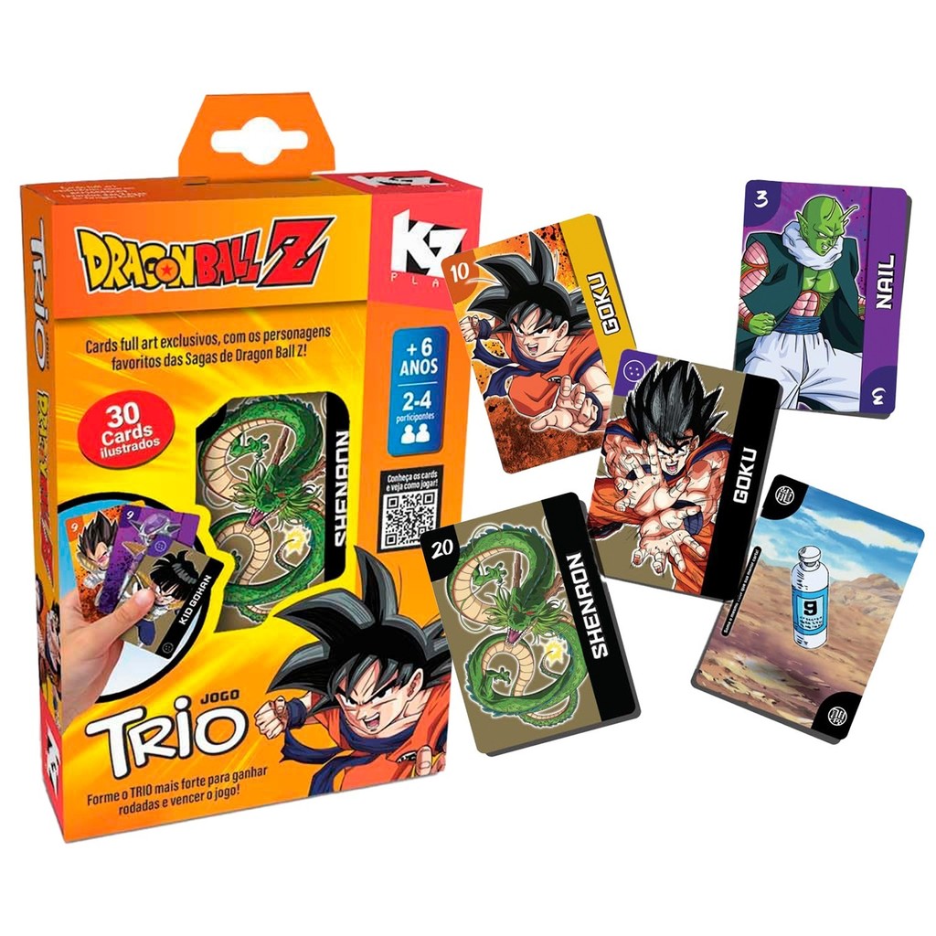 Jogo Do Dragon Ball Z Trio Brinquedo Com 30 Cartas Presente Para Crianças Jogo Do Dragon Ball Z Trio Brinquedo Com 30 Cartas Presente Para Crianças - Oferta na Shopee