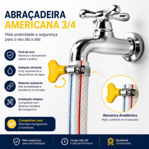 Jogo 40 Abraçadeira Aço Com Borboleta Reforçada Mangueira Gás Jardim Americana Abraçadeiras Premium - Oferta na Shopee
