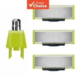 Cabeça de Barbear de Substituição e Aparador de Pelos do Nariz Compatível com os Modelos Qp2523 6523 2520 2533 2523 2630 - Oferta na Shopee