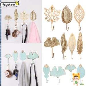 FAYSHOW Gancho De Ferro Forjado Dourado/Verde Decoração De Casa Para Toalha Roupas Penduradas Rack De Armazenamento - Oferta na Shopee
