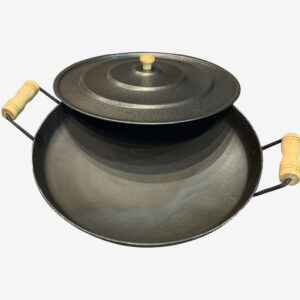 DISCO DE ARADO GRANDE N 40 COM TAMPA FRIGIDEIRA REDONDA TACHO CHAPA RUSTICA E AÇO REFORÇADO - Oferta na Shopee