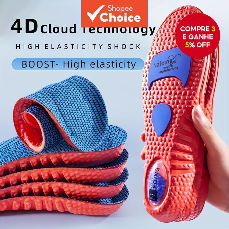 Palmilhas Unissex Eva Popcorn Com Absorção De Choque Almofada Ortopédica Respirável Para Corrida E Fitness Palmilhas Unissex Eva Popcorn Com Absorção De Choque Almofada Ortopédica Respirável Para Corrida E Fitness - Oferta na Shopee