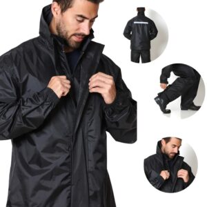 Conjunto Motoqueiro Capa De Chuva Nylon Impermeável BRASCAMP - Oferta na Shopee