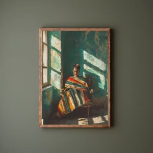 Quadro Decorativo Sala Quarto Frida Kahlo Rústico Moderno - Oferta na Shopee