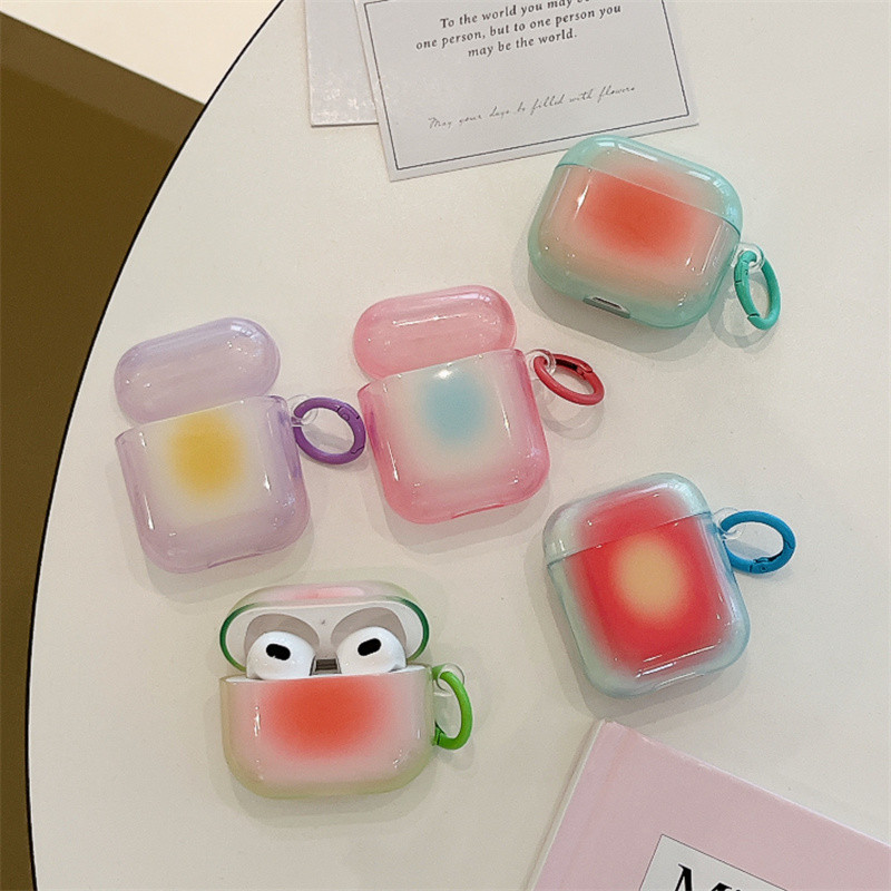 Sangramento de cores para Airpods 1/2 3 Pro Pro2 pro3 Airpods4 Conjunto de fone de ouvido sem fio Bluetooth Capa proteto Sangramento de cores para Airpods 1/2 3 Pro Pro2 pro3 Airpods4 Conjunto de fone de ouvido sem fio Bluetooth Capa proteto - Oferta na Shopee