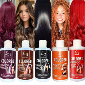 Shampoo Capilar Tonalizante Colored 100% Natural 300ML - L&A COSMÉTICOS - Oferta na Shopee
