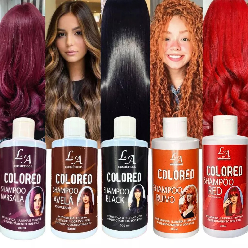 Shampoo Capilar Tonalizante Colored 100% Natural 300ML – L&A COSMÉTICOS Shampoo Capilar Tonalizante Colored 100% Natural 300ML – L&A COSMÉTICOS