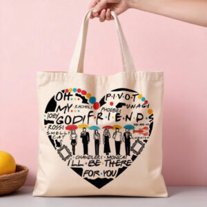 Bag Com Estampa de Coração da Série Friends Para Presente Fã - Oferta na Shopee