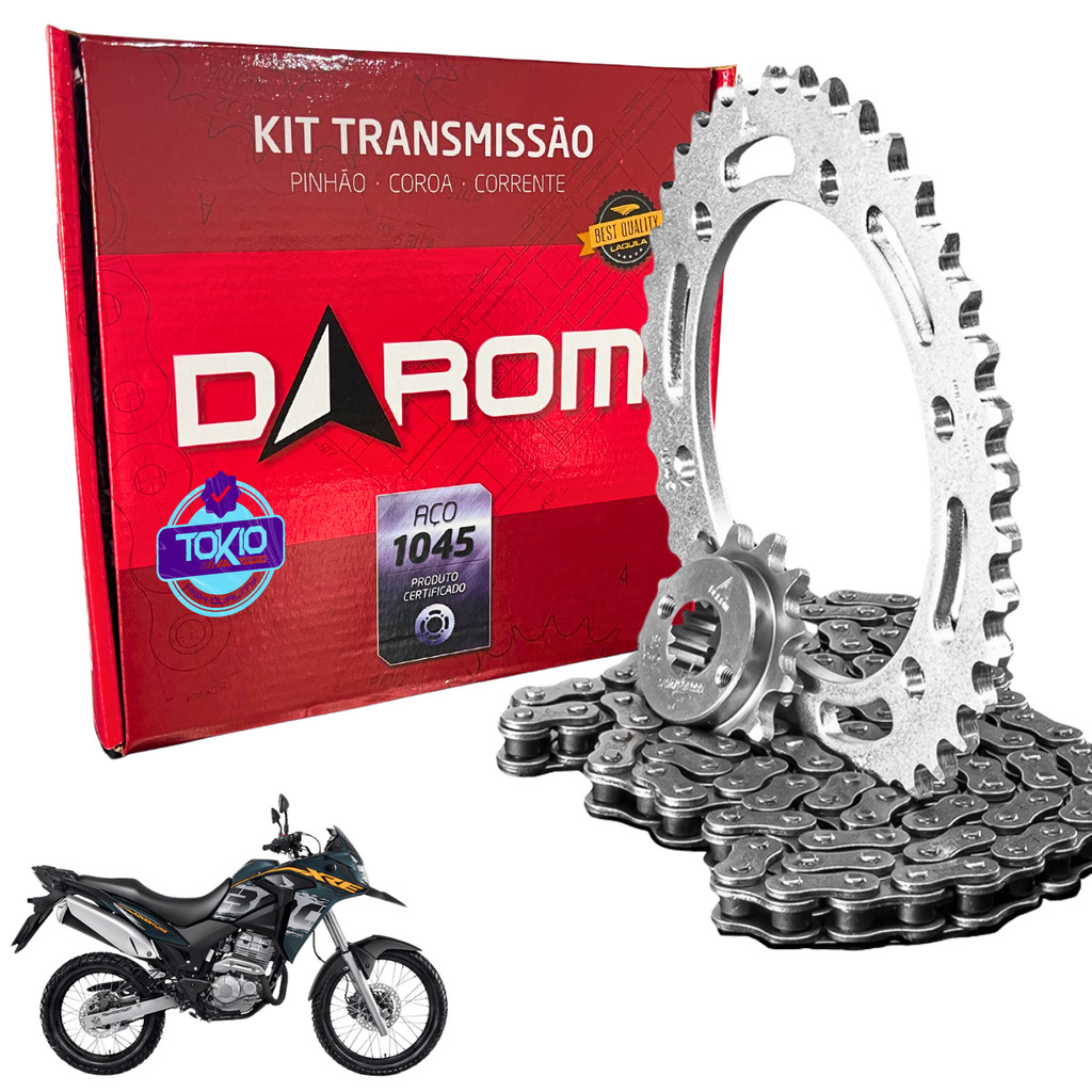 KIT RELACAO XRE 300 2009 A 2023 HONDA TRANSMISSÃO ABS RALLY KIT RELACAO XRE 300 2009 A 2023 HONDA TRANSMISSÃO ABS RALLY