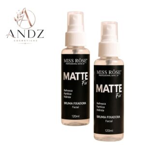Kit 2 Bruma Matte Miss Rose 120ml Fixador de Maquiagem Controle Oleosidade Longa Duração - Oferta na Shopee