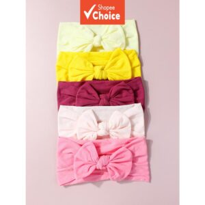 Bebê Recém-Nascido Arco Hairband Conjunto Macio Elástico Bandana Bonito Uso Diário Foto Prop Acessório - Oferta na Shopee