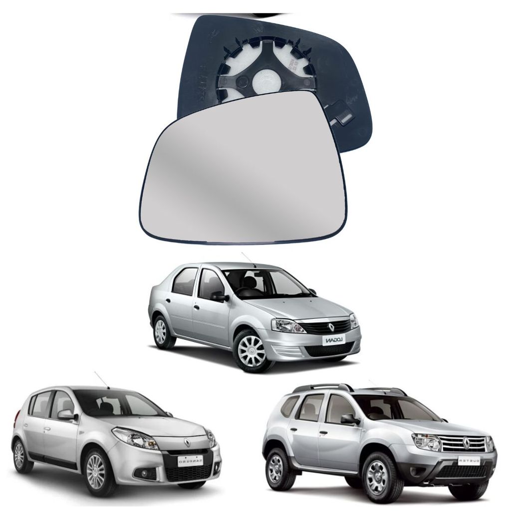 Lente Espelho Retrovisor Renault Logan/Sandero/Duster 09-15+ Base Direito Lente Espelho Retrovisor Renault Logan/Sandero/Duster 09-15+ Base Direito - Oferta na Shopee