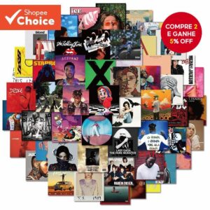 Adesivos Famosos Do Álbum Cantor 50 Pces