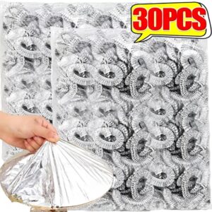 10-30 Unidades De Capas De Isolamento Alimentar-Tigelas De Filmes Térmico De Qualidade Capa De Folha De Alumínio-Reutili - Oferta na Shopee