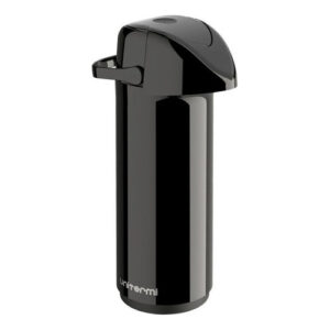 Garrafa Térmica Verona De Pressão Ampola De Vidro 1l Preta Chá Café Unitermi - Oferta na Shopee