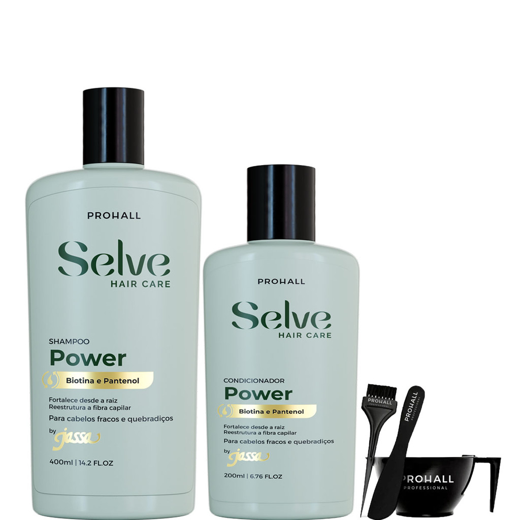 Kit Fortalecimento Capilar Selve Power Anti Quebra e Volume Kit Fortalecimento Capilar Selve Power Anti Quebra e Volume - Oferta na Shopee
