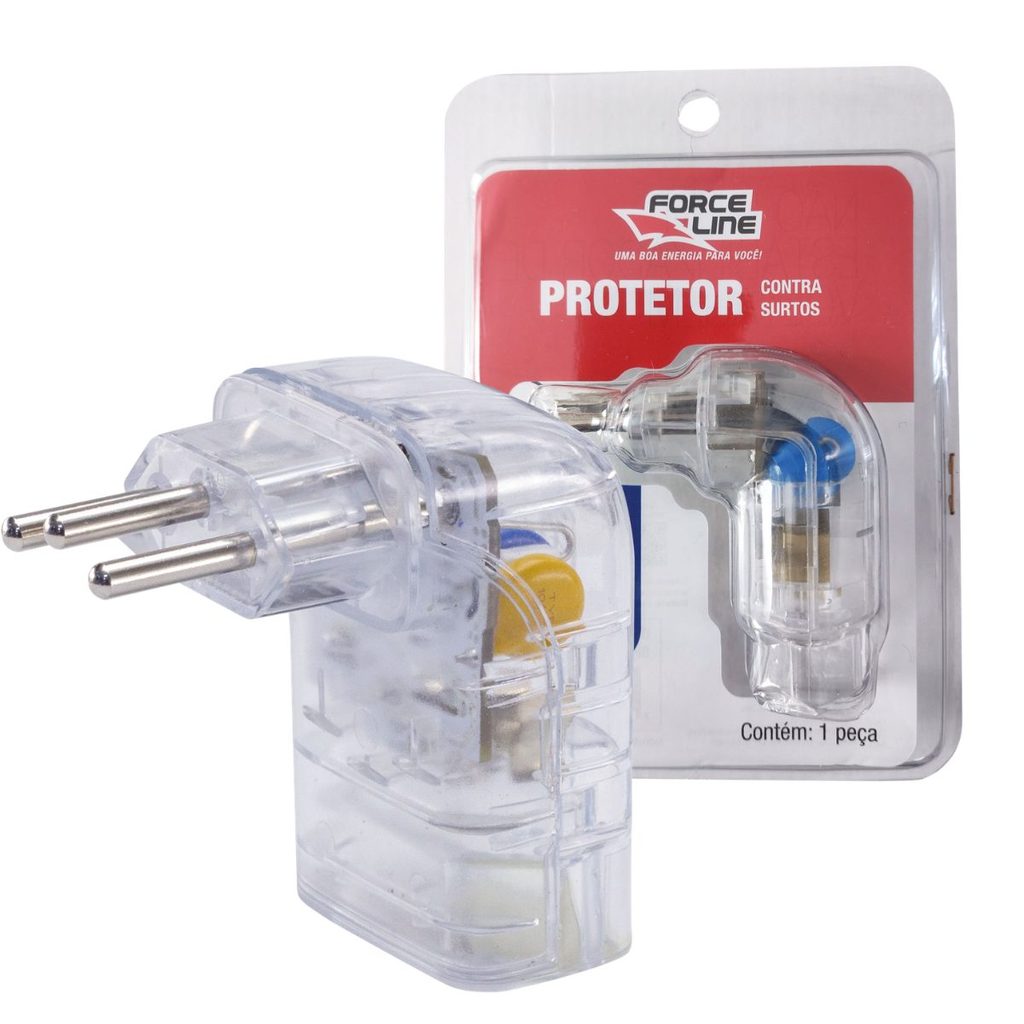 Protetor de surto Fit Dps 3 Pinos 20a Proteção de Surto 90° Protetor de surto Fit Dps 3 Pinos 20a Proteção de Surto 90°