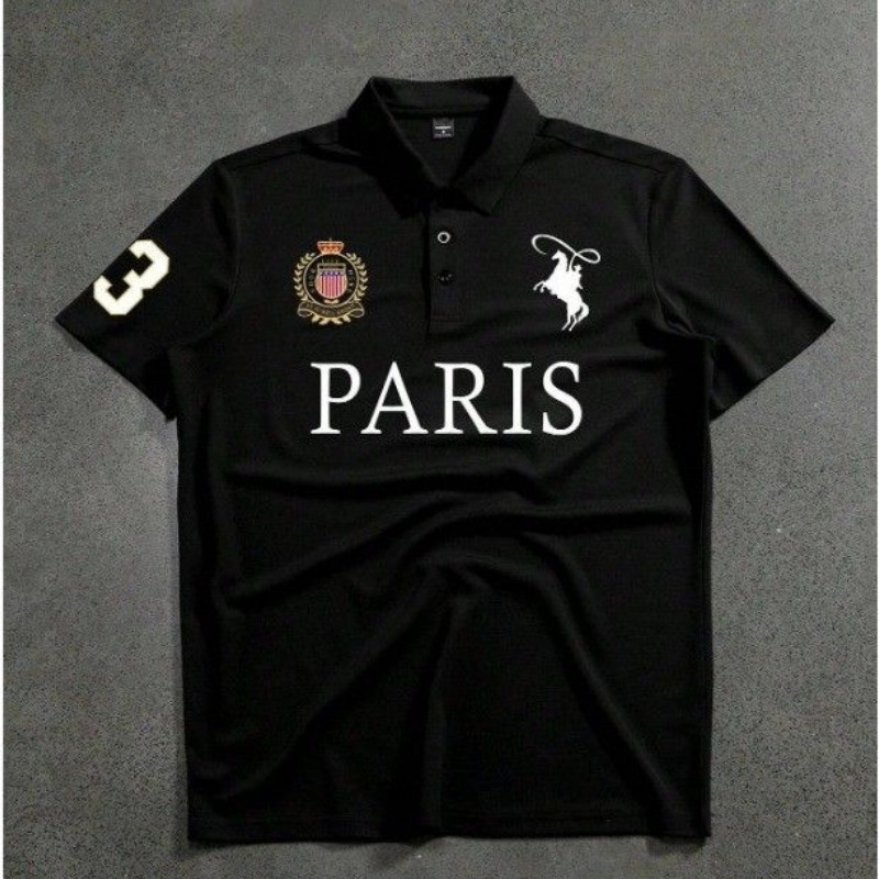 Camisa polo masculina Camisas Masculina Luxo Paris de Manga Curta Casual Alta Qualidade Camisa polo masculina Camisas Masculina Luxo Paris de Manga Curta Casual Alta Qualidade - Oferta na Shopee