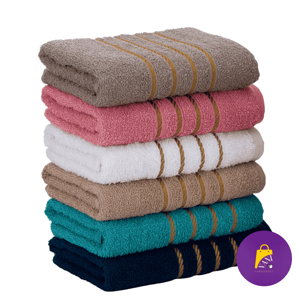 Kit 7 Toalhas de Rosto Grande Macia Felpuda 45x70cm 100% Algodão Grossa Kit 7 Toalhas de Rosto Grande Macia Felpuda 45x70cm 100% Algodão Grossa - Oferta na Shopee