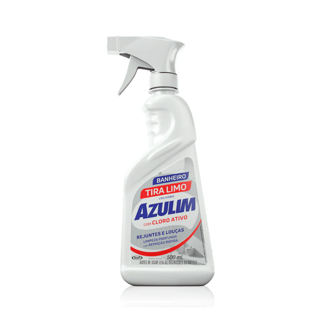 Tira Limo com Cloro Ativo Spray 500ml Azulim Tira Limo com Cloro Ativo Spray 500ml Azulim