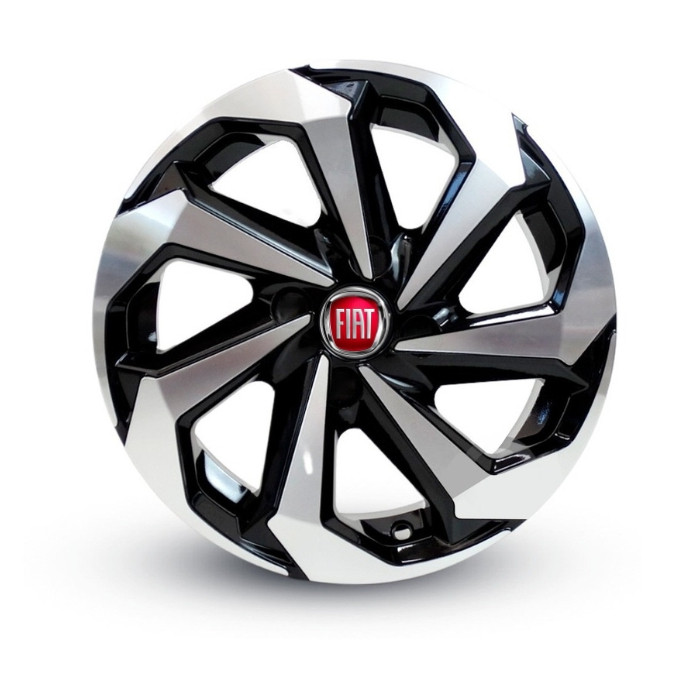Kit 4 Calotas Spider Aros 13/14/15 Fiat Palio Argo Uno Gran Siena Mobi + Emblemas Resinados Kit 4 Calotas Spider Aros 13/14/15 Fiat Palio Argo Uno Gran Siena Mobi + Emblemas Resinados