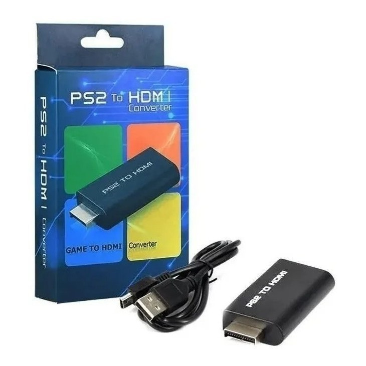 Adaptador Conversor Playstation 2 Ps2 P/ Hdmi Tv Monitor Adaptador Conversor Playstation 2 Ps2 P/ Hdmi Tv Monitor