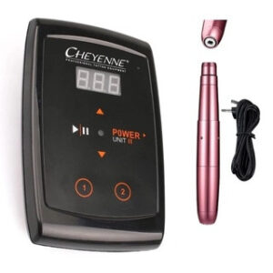 Dermografo Cheyenne Profissional Completo Bivolt + 10 Agulhas Easy Click - Oferta na Shopee