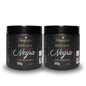 Kit 2 Máscaras Lama Negra Ativador de Tons Escuros Hidrata e Revive as Cores do Cabelo - Oferta na Shopee