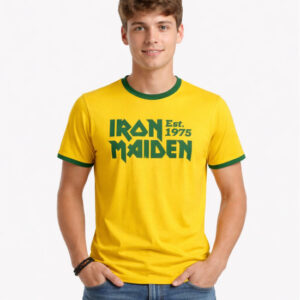 Camiseta Iron Maiden Brasil Est 1975 Oficial Consulado do Rock - Oferta na Shopee