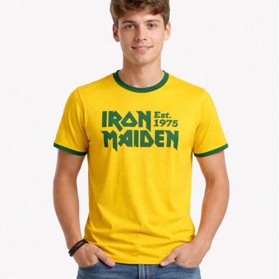 Camiseta Iron Maiden Brasil Est 1975 Oficial Consulado do Rock Camiseta Iron Maiden Brasil Est 1975 Oficial Consulado do Rock - Oferta na Shopee