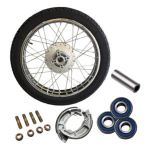 Roda Traseira Cg Fan 125 2009 Pneu Montado + Acessórios - Oferta na Shopee
