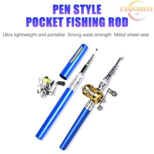 [EL] Varas De Bolso Ultra Curtas Pesca Com Cabeça De Aço Pequenas Micro 1m 1.4m 1.6 Carretel De Tambor No Gelo Novo - Oferta na Shopee