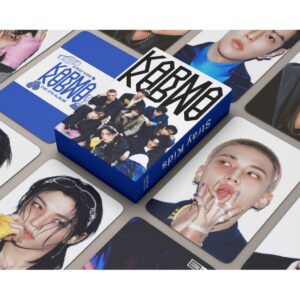 KPOP 55pcs/box Stray Kids Holographic Photocards KARMA 4th KPOP Laser LOMO Card Collection Card - Oferta na Shopee